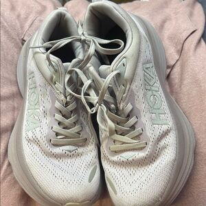 Hoka Women's lavender and gray colored Athletic Shoes (bbr)